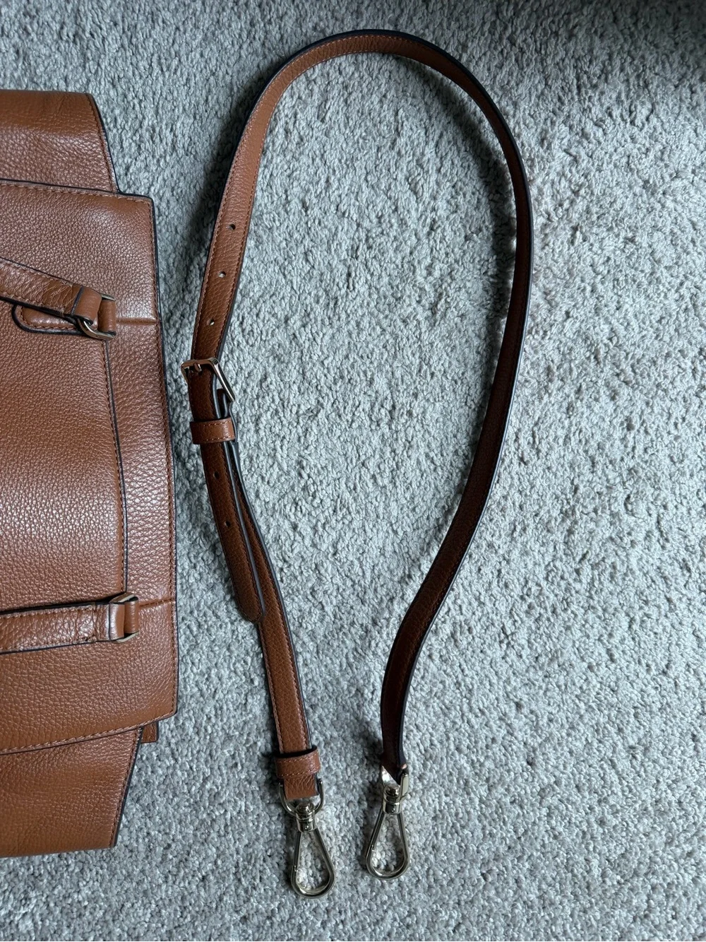 kate spade Brown Leather Structured Tote